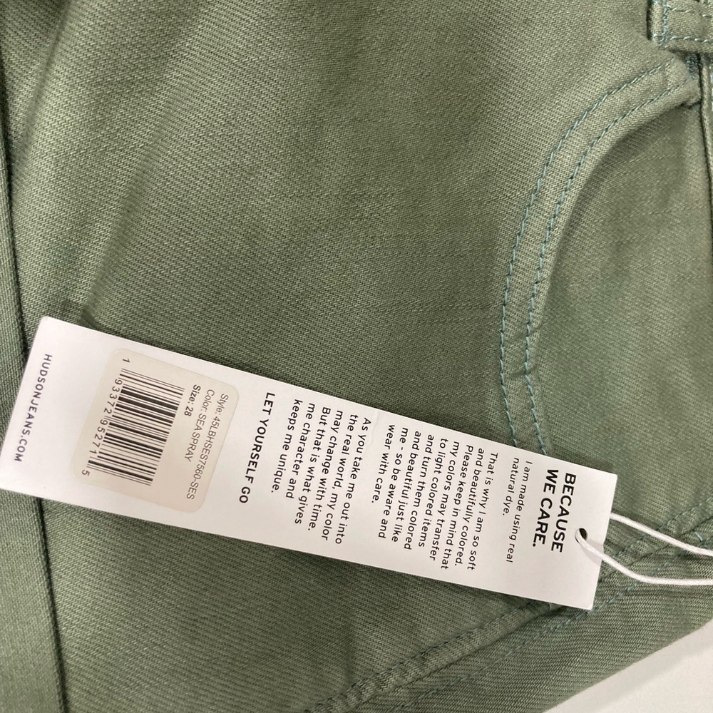 Hudson Jeans Green Jean Shorts - Picture 4 of 4